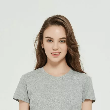 Portrait with a non-neutral expression