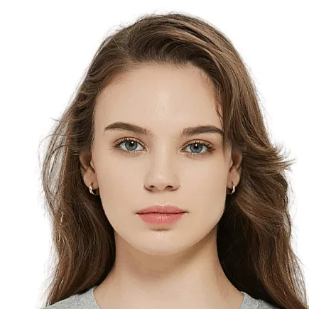 Portrait framed too closely with incomplete shoulders